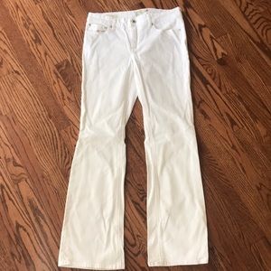 Lucky brand white jeans
